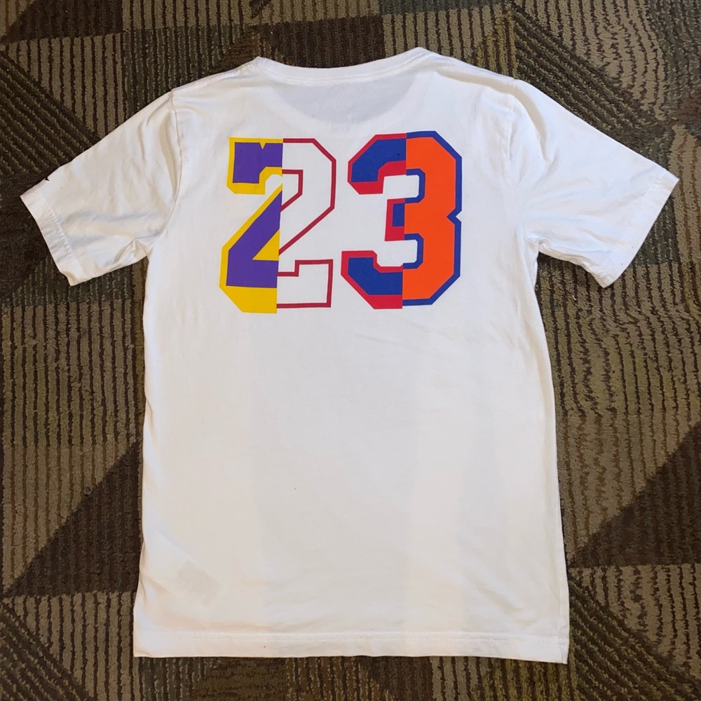 Air Jordan T Shirt Youth Boys Large Short Sleeve White